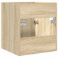 Bathroom Sink Cabinet Sonoma Oak Engineered wood Compact