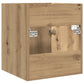 Bathroom Sink Cabinet Artisan Oak Engineered Wood, Iron