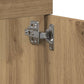Bathroom Sink Cabinet Artisan Oak Engineered Wood, Iron