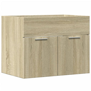 Sink Cabinet Sonoma Oak Engineered Wood Medium Bathroom Cabinet