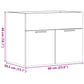Sink Cabinet Sonoma oak Engineered wood Medium Bathroom Cabinet