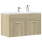 Sink Cabinet Sonoma Oak Engineered Wood Medium Sink Cabinet
