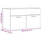 Sink Cabinet Sonoma Oak Engineered Wood Medium Sink Cabinet