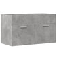Sink Cabinet Concrete grey Engineered wood 31.5 x 15.2 x 18.1 in