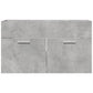 Sink Cabinet Concrete grey Engineered wood 31.5 x 15.2 x 18.1 in