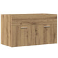 Bathroom Sink Cabinet Artisan Oak Engineered Wood 31.5x15.2x18.1 in