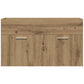 Bathroom Sink Cabinet Artisan Oak Engineered Wood 31.5x15.2x18.1 in