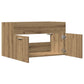 Bathroom Sink Cabinet Artisan Oak Engineered Wood 31.5x15.2x18.1 in