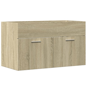 Bathroom Sink Cabinet Sonoma oak Engineered wood Standard Storage