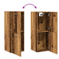 Bathroom Hanging Cabinet Old Wood Engineered Wood Medium