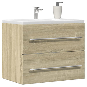 Sink Cabinet Sonoma Oak Engineered Wood 23.6 x 15.2 x 18.9 in