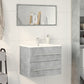 Sink Cabinet Concrete Grey Engineered Wood 23.6 x 15.2 x 18.9 in