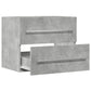 Sink Cabinet Concrete Grey Engineered Wood 23.6 x 15.2 x 18.9 in