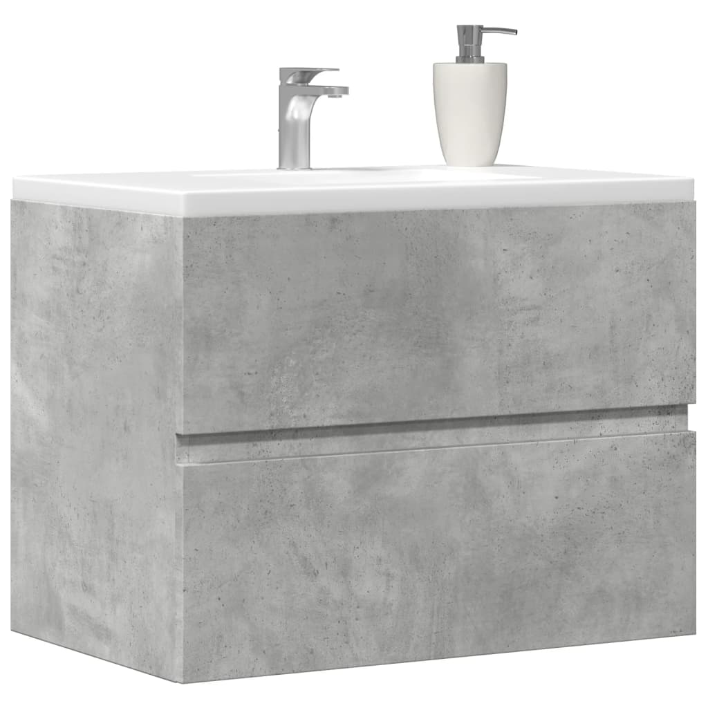 Bathroom Cabinet Concrete Grey 23.6x15.2x17.7" Engineered Wood
