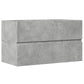 Bathroom Hanging Cabinet Concrete Grey Engineered wood