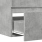 Bathroom Hanging Cabinet Concrete Grey Engineered wood