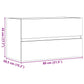 Bathroom Hanging Cabinet Concrete Grey Engineered wood