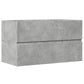 Sink Cabinet Concrete grey Engineered wood Standard Cabinet