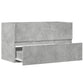 Sink Cabinet Concrete grey Engineered wood Standard Cabinet