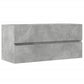 Sink Cabinet Concrete Grey Engineered Wood 39.4 x 15.2 x 17.7 in