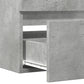 Sink Cabinet Concrete Grey Engineered Wood 39.4 x 15.2 x 17.7 in