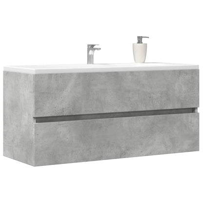 Sink Cabinet Concrete Grey Engineered Wood 39.4 x 15.2 x 17.7 in