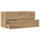 Sink Cabinet Artisan Oak Engineered Wood 39.4 x 15.2 x 17.7 in