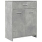 Bathroom Cabinet Concrete Grey Engineered Wood Stylish Unit