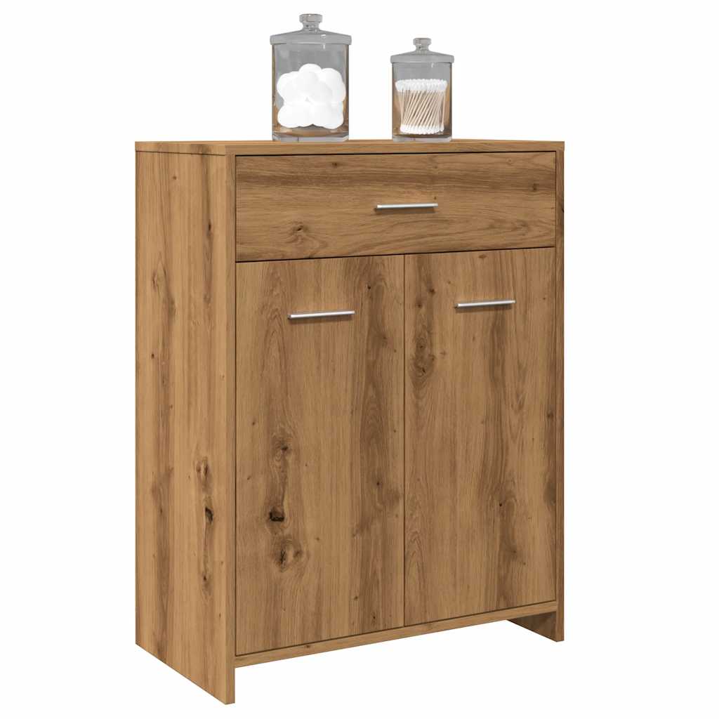 Bathroom Cabinet Artisan Oak 23.6x13.0x31.5" Engineered Wood