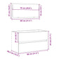 Bathroom Cabinet With Mirror Concrete Grey Engineered Wood 31.5 in