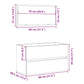 Bathroom Cabinet With Mirror Old Wood Engineered Wood Medium