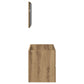 Bathroom Cabinet With Mirror Artisan Oak Engineered Wood