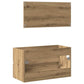 Bathroom Cabinet With Mirror Artisan Oak Engineered Wood