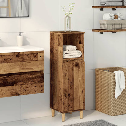 Bathroom Cabinet Old wood Engineered wood, solid eucalyptus wood