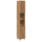Bathroom Cabinet Artisan Oak Engineered Wood Tall
