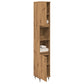 Bathroom Cabinet Artisan Oak Engineered Wood Tall