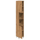Bathroom Cabinet Artisan Oak Engineered Wood Tall