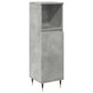 Bathroom Cabinet Concrete grey Engineered wood, iron Tall