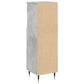 Bathroom Cabinet Concrete grey Engineered wood, iron Tall