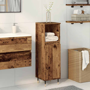 Bathroom Cabinet Rustic wood Engineered wood and iron