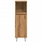 Bathroom Cabinet Artisan oak Engineered wood, iron Tall