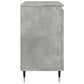 Bathroom Cabinet Concrete Grey Engineered Wood, Iron Medium