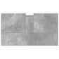 Bathroom Cabinet Concrete Gray Engineered Wood, Iron Medium