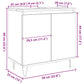 Bathroom Cabinet Old wood Engineered wood, Iron Medium