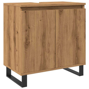 Bathroom Cabinet Artisan Oak 22.8x13.0x23.6" Engineered Wood