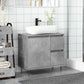 Sink Cabinet Concrete Oak Engineered Wood Medium
