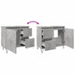 Sink Cabinet Concrete Oak Engineered Wood Medium