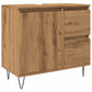Bathroom Sink Cabinet Artisan Oak 25.6x13.0x23.6" Engineered Wood