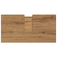Bathroom Sink Cabinet Artisan Oak 25.6x13.0x23.6" Engineered Wood