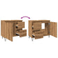 Bathroom Sink Cabinet Artisan Oak 25.6x13.0x23.6" Engineered Wood
